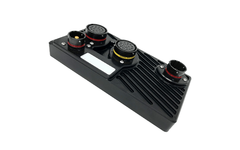 Syvecs PDU34A 1 Black power distribution module for Motorsport white background, Syvecs PDU34A