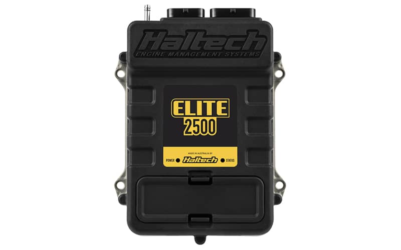 Haltech Elite 2500 ECU 1 Black top of the range Haltech Elite 2500 ECU on white background