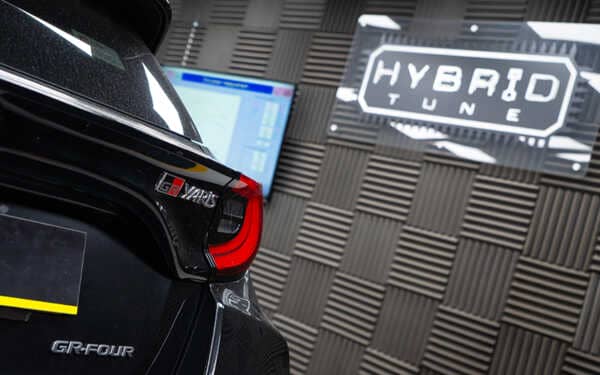 Hybrid Tune sign in their advanced dyno cell