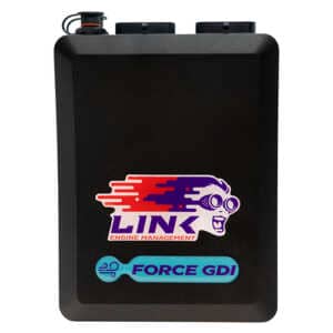 LINK Force GDI ECU black on a white background, front view
